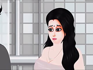 Desi Hindi Sex Story - Neighbor's Horny Wife Caught Cheating - Seduced MILF - Animated porn 2022 asian blowjob fingering